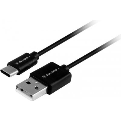 Kabel GoGEN USB / USB-C, 0,5m - černý – Zbozi.Blesk.cz