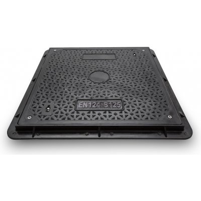 Prodomos line AXEDO B125 kompozitní s rámem 750 x 750 mm černý – Zboží Dáma