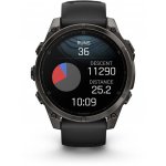 Garmin Fenix 8 AMOLED 47mm Sapphire Carbon Gray Titanium/Black 010-02904-21 – Zboží Mobilmania