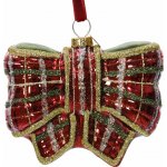 KAEMINGK Vánoční skleněná ozdoba mašle, 3,4x8,8x8cm – Hledejceny.cz