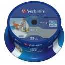 Verbatim BD-R SL 25GB 6x, printable, spindle, 25ks (43811)