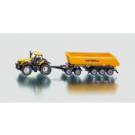 Siku 1858 Traktor FASTRAC JCB 8250 a návěs kontejnerový HALF TRAXX 1:87 – Zboží Dáma