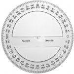 Úhloměr Koh-i-Noor 360/125 čirý – Zboží Živě