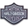 Nášivka Moto nášivka Harley Davidson Bar and Shield BW 10cm x 8cm
