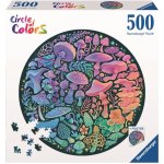 RAVENSBURGER Kulaté Kruh barev Houby 500 dílků – Zbozi.Blesk.cz