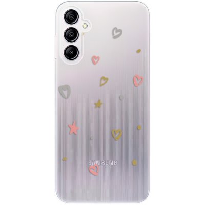Silikonové odolné pouzdro iSaprio Lovely Pattern na mobil Samsung Galaxy A14 / A14 5G (Odolný silikonový kryt, obal, pouzdro iSaprio Lovely Pattern na mobilní telefon Samsung Galaxy A14 / A14 5G)
