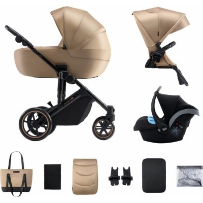 Kinderkraft Prime 2 Kombinovaný Sandrose Beige 2023