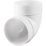 Vents Koleno pro kruhové potrubí 125 mm/90° PVC – Hledejceny.cz