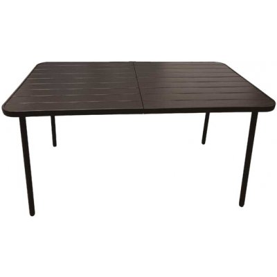 Garden Line Zahradní stůl LOLA 140x80 cm hnědý – Hledejceny.cz
