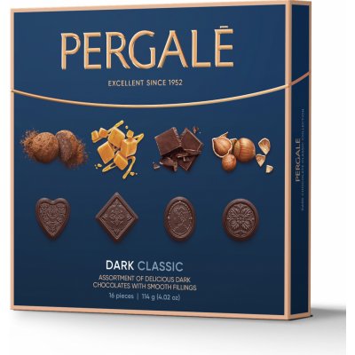 Pergale Dark Chocolate Classic Collection 114 g – Zboží Dáma