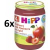 Hipp Bio Jablka s jahodami a malinami 6 x 190 g