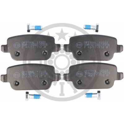 BP-12322 OPTIMAL Sada brzdových destiček, kotoučová brzda – Hledejceny.cz