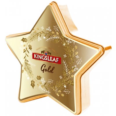 KINGSLEAF Kolekce hvězda zlatá 30 g – Zboží Mobilmania