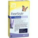 FreeStyle Optium beta-ketone testovací proužky 10 ks – Hledejceny.cz