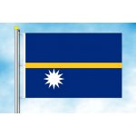 LIBEA, s.r.o. Vlajka Nauru Rozměr: 100×150 cm, Uchycení: Karabiny na stožár – Hledejceny.cz