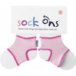 SOCK ONS Návleky na ponožky Classic baby pink – Zboží Dáma