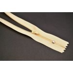 Nedělitelný jemný plastový spirálový zip (velikost číslo 3) různé barvy - délka 12 cm - 60 cm 16 cm Vanilka – Zboží Dáma