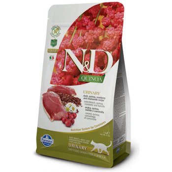 N&D GF Quinoa Cat Urinary Duck & Cranberry 0,3 kg