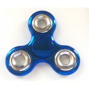 Fidget spinner kovový modrý