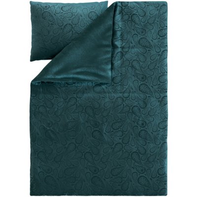 Livarno Plyšové povlečení zelená 140x200 70x90 – Hledejceny.cz