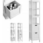 Vasagle Koupelnová skříňka Jone, bílá – Zboží Dáma