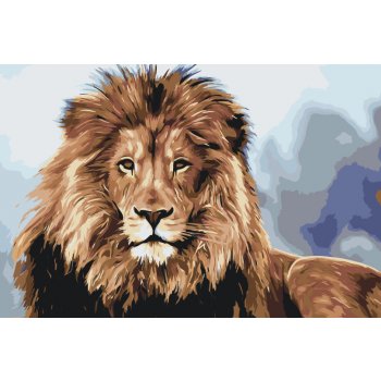 Vymalujsisam Malování podle čísel Lev král zvířat