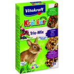 Vitakraft Kräcker Trio-mix králík zelenina & ořech & lesní plody 3 x 56 g – Zbozi.Blesk.cz