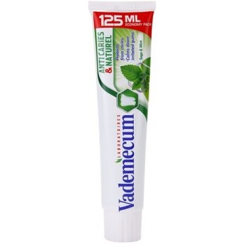 Vademecum Anti Caries & Naturel zubní pasta pro podrážděné dásně příchuť Sage & Mint (Protect from Caries, Calm Down Irritated Gums) 125 ml