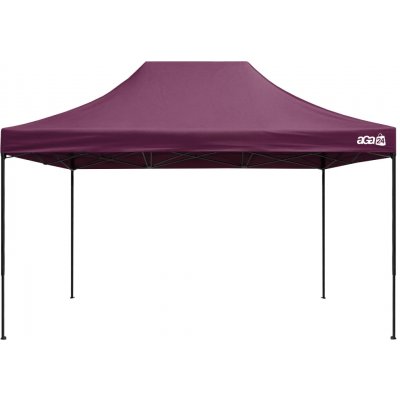 Aga Prodejní stánek bez bočnic 3 x 4,5 m tmavě červený STK22248 – Zboží Dáma