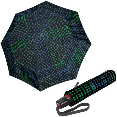 Knirps T.200 Medium duomatic 2 Structure Green dámský plně automatický deštník zelený