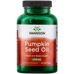 Swanson Pumpkin Seed Oil 1000 mg 100 softgelových kapslí – Hledejceny.cz