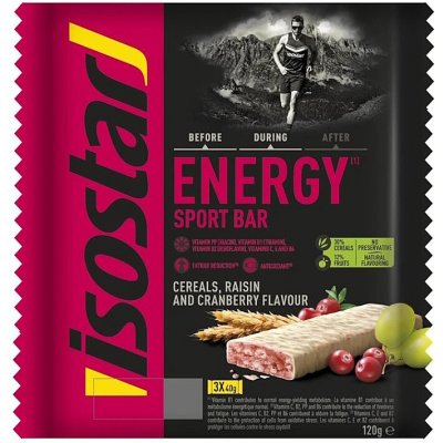 Isostar energetická tyčinka 40 g – Zboží Dáma