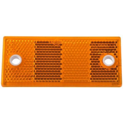 Žlutý reflektor 90x40 mm s otvory – Hledejceny.cz