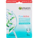 Garnier Skin Naturals Pure Active textilní maska obohacená o čajovník a kyselinu salicylovou 23 g – Sleviste.cz