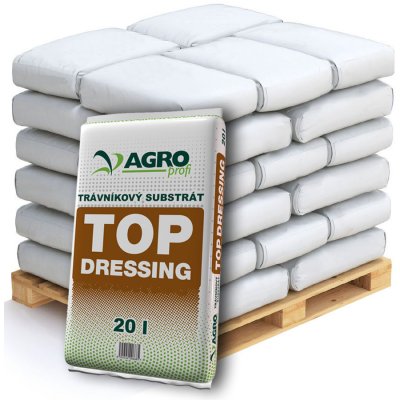 Agro CS Profi Trávníkový substrát Top dressing Paleta 20 l 48 ks – Sleviste.cz