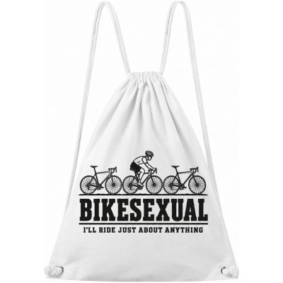 Dobrý Triko s potiskem Bikesexual bílá – Hledejceny.cz