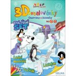 3D omalovánka A4 SET Polární medvěd lachtan tučňák – Zboží Mobilmania