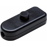 OBI Mezišňůrový vypínač 2 A, černý – Zboží Živě