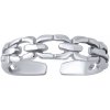 Prsteny SILVEGO Moderní stříbrný prsten na nohu PRM12184R