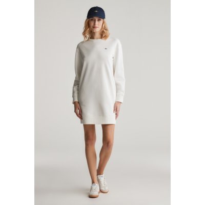 GANT SHIELD C-NECK SWEAT DRESS EGGSHELL – Sleviste.cz