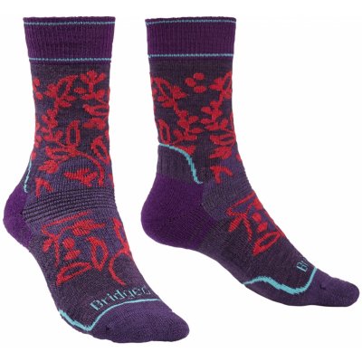 Bridgedale Hike Midweight merino Endurance Boot Women purple/pink – Hledejceny.cz