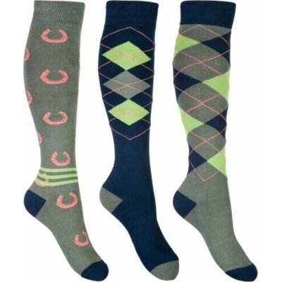 HKM Jezdecké podkolenky Cardif 3 páry – Hledejceny.cz