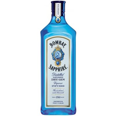 Gin Bombay Sapphire 1l 40% (holá láhev)