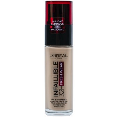 L'Oréal Paris 24hodinový make-up Infaillible 15 Porcelain 30 ml – Zboží Dáma
