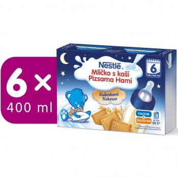 Nestlé mlíčko s kaší sušenkové 6 x 2 x 200 ml