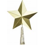 MADAM STOLTZ Špice na stromeček Star Antique Brass, zlatá barva, kov – Hledejceny.cz