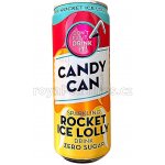 Candy Can Rocket Ice Lolly sycená limonáda bez cukru s příchutí pomeranče malin a ananasu 330 ml – Zbozi.Blesk.cz