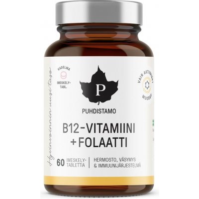 Puhdistamo Vitamin B12 s folátem Quatrefolic 60 tablet – Hledejceny.cz