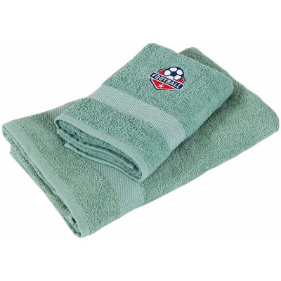 B.E.S. Petrovice osuška froté Adria s výšivkou Football 70 x 140 cm zelená – Hledejceny.cz