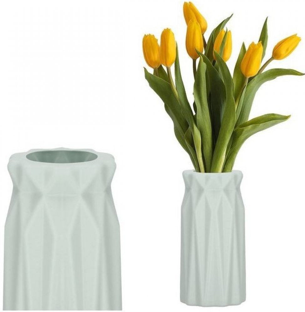 Váza na květiny 18 cm mátová SPRINGOS INSPIRA – Zboží Dáma